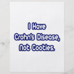 Crohn's Disease...Not Cooties Flyer Design