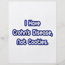 Crohn's Disease...Not Cooties Flyer Design