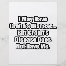 Crohn's Disease Quote Flyers