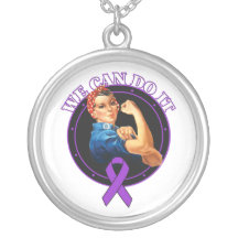 Crohn's Disease - Rosie The Riveter - We Can Do It Pendants