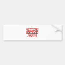 Crohn's Disease Sucks Bumper Sticker