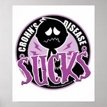 Crohn's Disease Sucks Poster