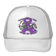 Crohns Disease Survivor By Day Ninja By Night Trucker Hats