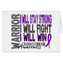 Crohn's Disease Warrior Greeting Card
