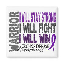 Crohn's Disease Warrior Fridge Magnets