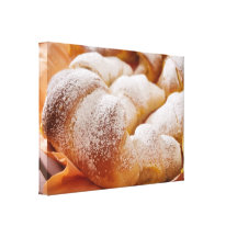 Croissant Stretched Canvas Prints