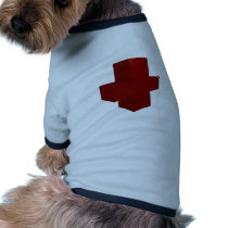 croix rouge dog tee