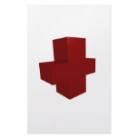 croix rouge custom stationery