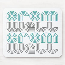 Cromwell- Retro logo mousepad