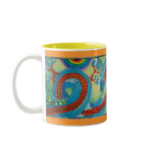 crooked mac-a-roni sidewalk Mug