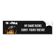 CrookedHaloLogo, My band rocks.Sorry, yours doe... bumper stickers by bobby_dude CrookedHaloLogo, My band rocks.Sorry, yours doe... bumper stickers