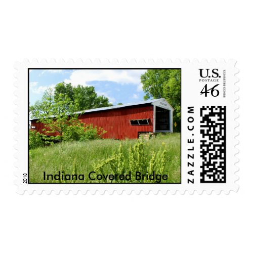 Crooks Bridge, Indiana Covered Bridge stamp