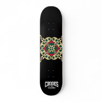 Crooks & Castles Bulls Eye Link (Black) skateboards by crooksandcastles Crooks & Castles Bulls Eye Link (Black) skateboards