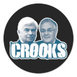 CROOKS: Chris Dodd and Barney Frank Stickers