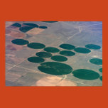 poster, crops, circle, sprinkler, farming