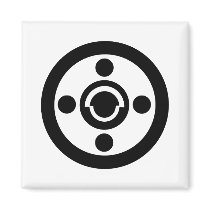 Crop circle 3 magnets by TheCrewDesigns Crop circle 3 magnets