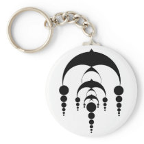 Crop circle 6 (light) keychain