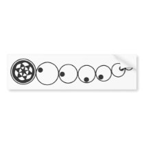 Crop circle 9 bumper stickers