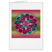 Crop Circle Mandala 1 Card by New_World_Creations Crop Circle Mandala 1 Card