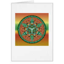 Crop Circle Mandala 2 Card by New_World_Creations Crop Circle Mandala 2 Card