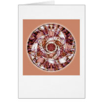 Crop Circle Mandala 3 Card by New_World_Creations Crop Circle Mandala 3 Card