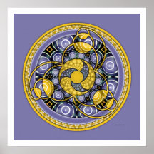 Crop Circle Mandala 5 Print
