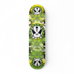 Crop Circle Skull Skateboard