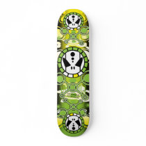 Crop Circle Skull Skateboard
