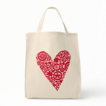 Crop Circles Heart bags