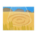 Crop Circles UFO postcards