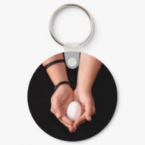 crop egg keychains