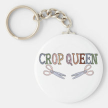 Crop Queen Key Chain