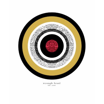 Cropped Circles w/Patterns (Black, Yellow, Red) Shirts by wysought