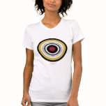 Cropped Circles w/Patterns (Black, Yellow, Red) Shirts