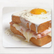 Croque Madame Mouse Pad mousepads