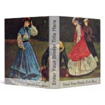 Croquet By Homer Winslow (Best Quality) 3 Ring Binders