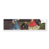 Croquet By Homer Winslow (Best Quality) Bumper Stickers