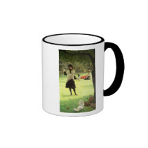 Croquet, c.1878 coffee mug
