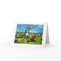 Croquet with Friends cards by juliastroud Croquet with Friends cards