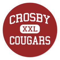 Crosby - Cougars - Middle School - Crosby Texas stickers by customteamsportswear Crosby - Cougars - Middle School - Crosby Texas stickers