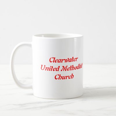 Cross and flame, ClearwaterUnited MethodistChurch Coffee Mug