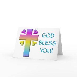 Cross and hearts #2 ( 3-D pastel )