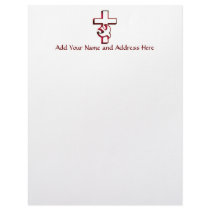 Cross and Holy Spirit / Holy Ghost Customized Letterhead