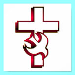 Cross and Holy Spirit / Holy Ghost posters
