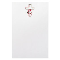 Cross and Holy Spirit / Holy Ghost Custom Stationery