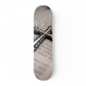Cross and Scripture Skateboard Deck
