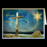 Cross and Star - Happy Easter cards
