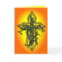 Cross and Vine Easter Card