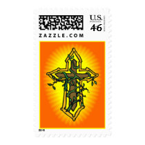Cross and Vine Stamp by AuntBetsy Cross and Vine Stamp