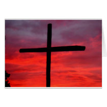 cross at sunrise cards